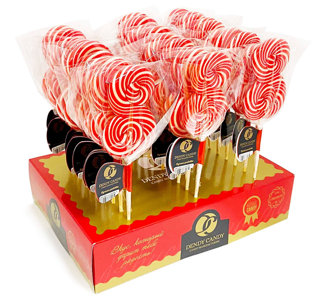 DENDY CANDY TWIST Lollipop Caramel Eight