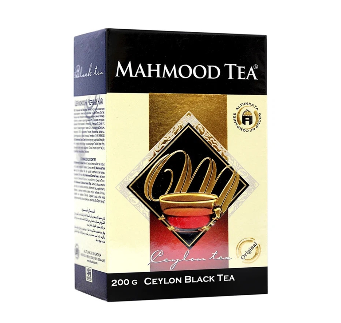 MAHMOOD TEA Черный чай цейлонский Махмуд Цейлон высший сорт 200 г, Шри-Ланка