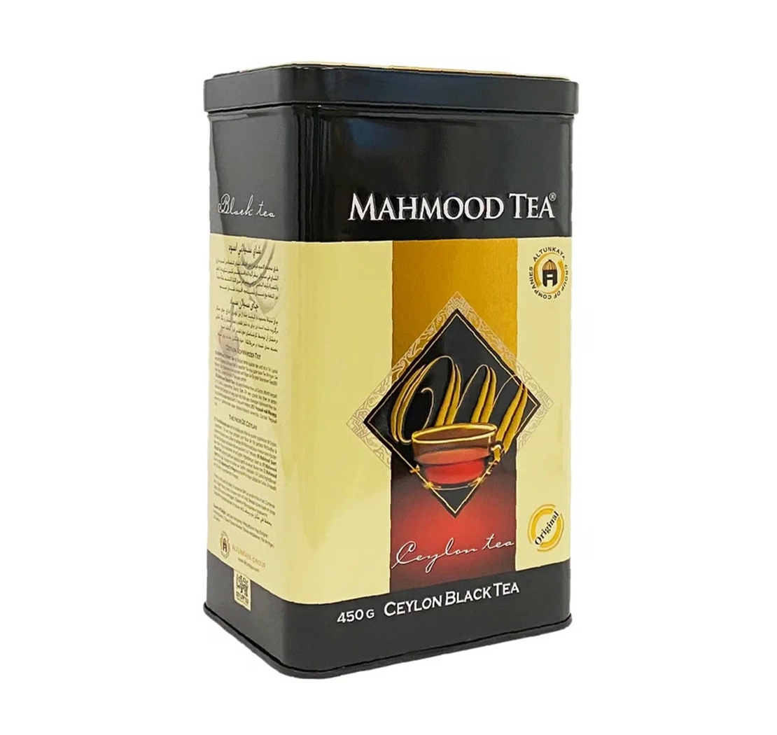 MAHMOOD TEA Черный чай цейлонский Махмуд Цейлон высший сорт в мет. банке 450 г, Шри-Ланка