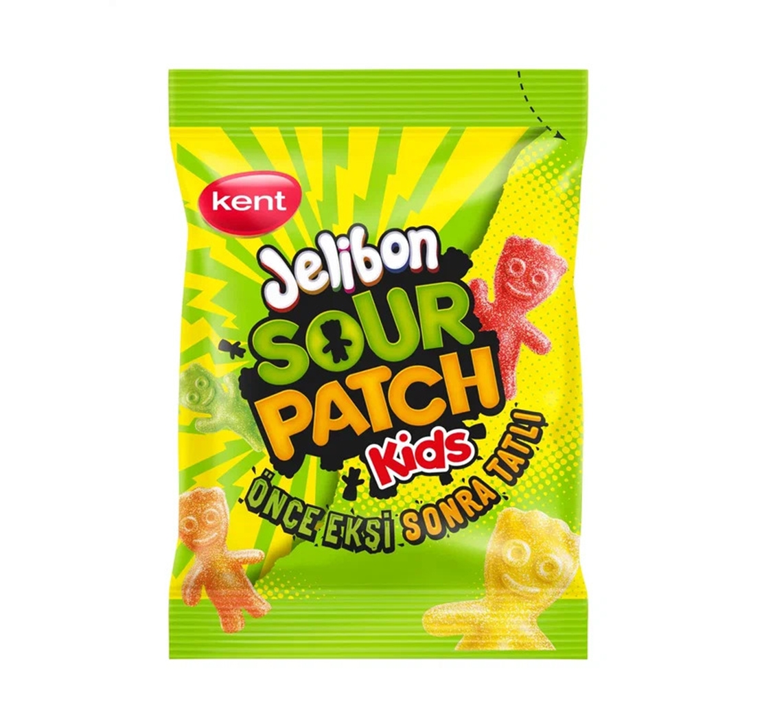 Jelibon SOUR PATCH Kids “LITTLE MEN". Chewing marmalade sweet and sour with fruit flavor 80g