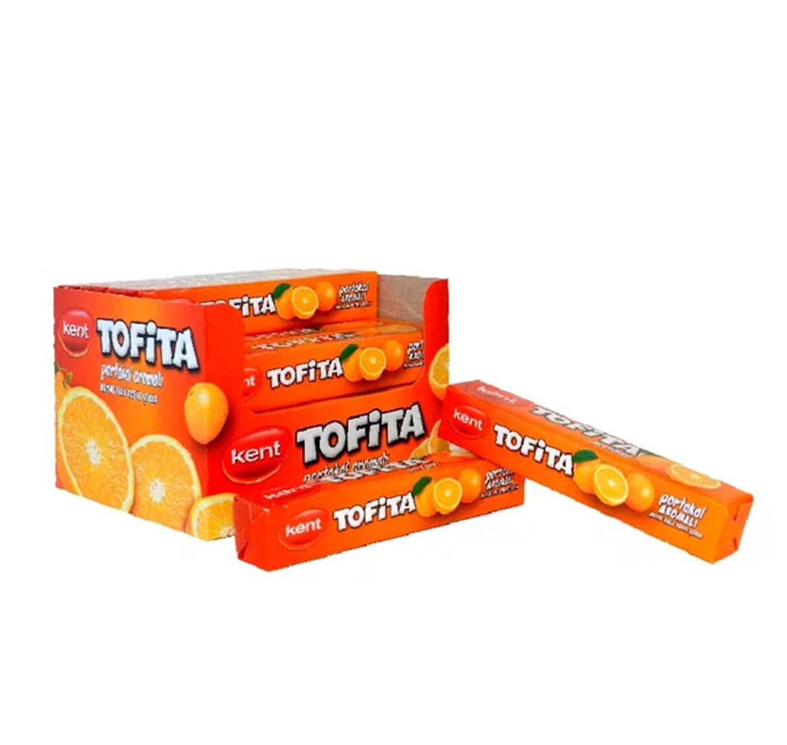 KENT TOFITA Жевательная конфета Тофита апельсин 47г