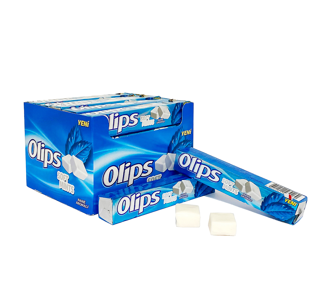 Жевательные конфеты “OLIPS SOFT MINTS” со вкусом мяты