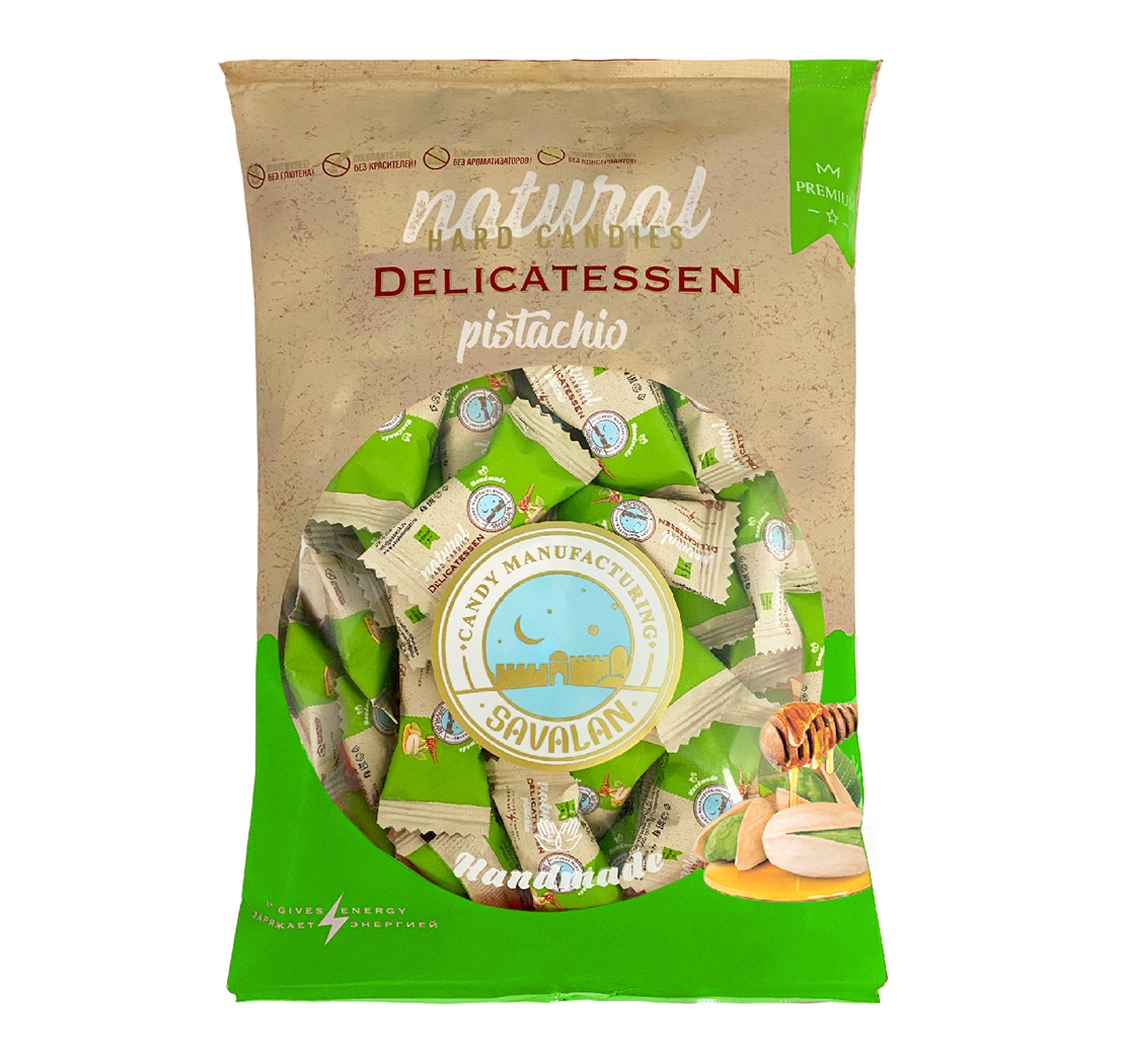 SAVALAN natural hard candies Delicatessen with pistachios 200g