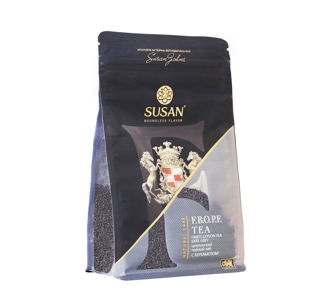 SUSAN Цейлонский черный чай высшего сорта с бергамотом 100г
