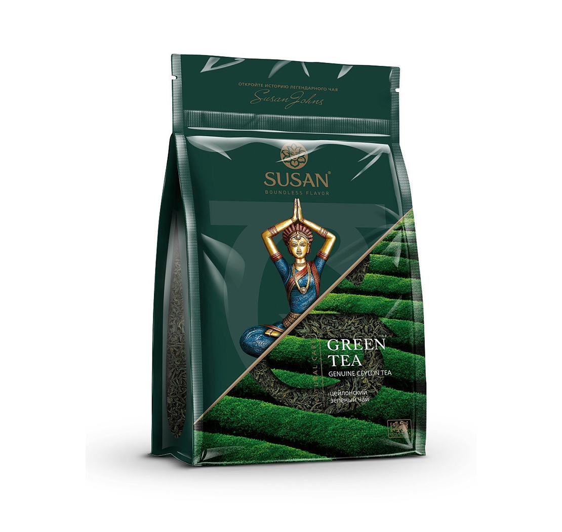SUSAN Зеленый чай цейлонский высшего сорта 100 г