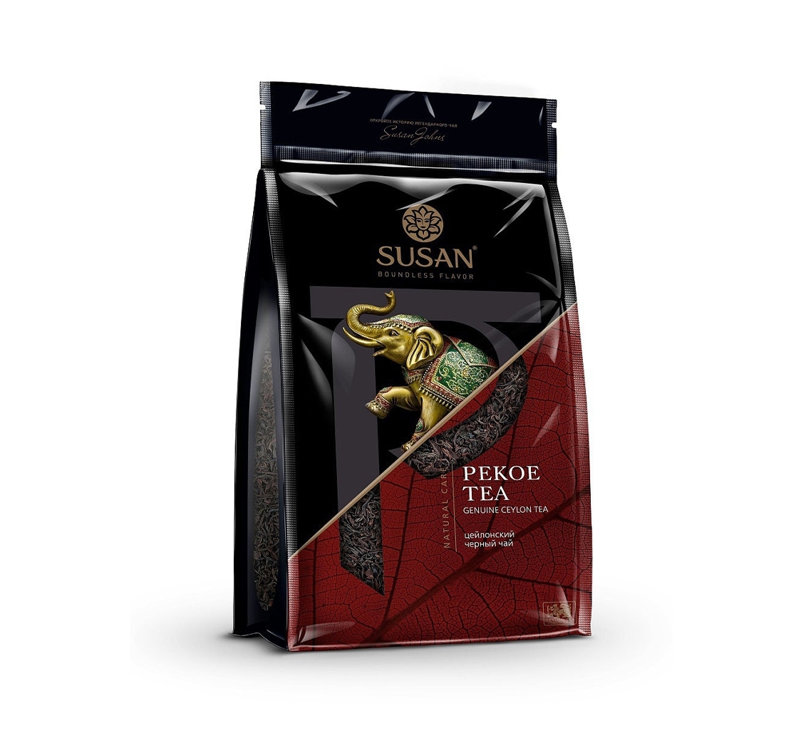 SUSAN Medium-leaf black Ceylon tea of the highest grade 100g