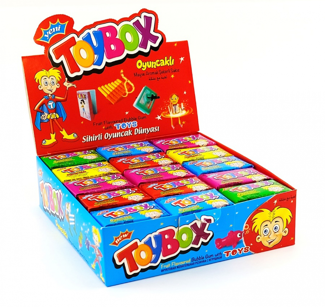 TOYBOX Chewing Gum with toy 5g (30pcs*16 pack)